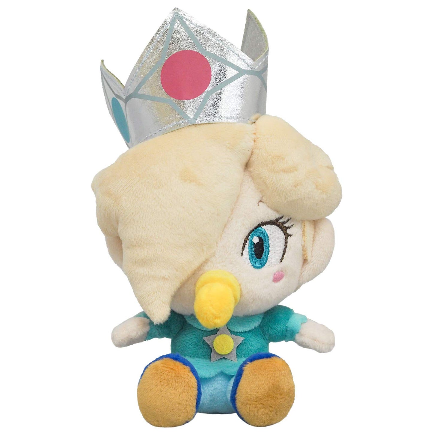 Little Buddy Super Mario All Star Collection Baby Rosalina Plush, 6", Blue, Model 1729, Soft Plush Material