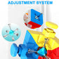 CFMOUR Speed Cube Set - Moyu Meilong 2x2, 3x3, 4x4 | Stickerless ABS Magic Cubes for Kids & Adults | Brain Teaser