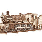 Ugears Harry Potter Hogwarts Express 3D Puzzles For Adults To Build - Model Kits For Building Model Train Set - 3D Wooden Puzzle Includes Train, Tracks, Tender, Carriage And 3 Figurines