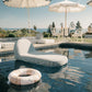 Business & Pleasure Co. Classic Pool Float - Vintage Inflatable Pool Ring For Kids - Dusty Pink - S/M