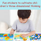 D# 20Pcs 3D Eva Foam Sticker Puzzle Game Diy Cartoon Animal Learning Education Toys For Children. Cultivate Kid'S Three-Dimensio
