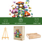 Jigfoxy Wooden Puzzle For Adults, Frog Family Wooden Jigsaw Puzzles For Adults, Unique Animal Shape Wood Cut Puzzles For Family Friend Puzzle Lovers(L-13.3 * 12.8In-260Pcs)