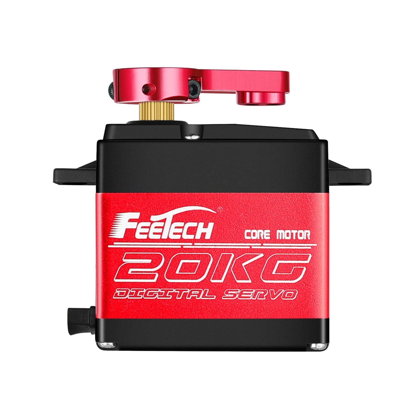 FEETECH 20KG Servo Motor 7.4V High Voltage Waterproof High Torque RC Servo Full Metal Gear Digital Servo, Aluminium Case, Contro
