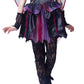 IKALI Halloween Vampire Bat Costume for Girls with Wings,Kids Gothic Darkness Fancy Dress Outfit