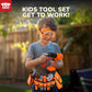 TOY Life Kids Tool Set with Kids Tool Belt & Toy Drill, Toddler Tool Set for Kids Pretend Play, Toy Tools Construction Tools Hal