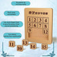 Liangcuber Qy Toys Klotski Puzzle Abs Puzzle Magnetic Sliding Block Fun Digital Puzzles Toys For Kids, Prefect Gift For Boys Girls (4X4 Klotski 15-Digit)