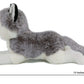 Ice King Bear Lifelike Siberian Husky Stuffed Animal - Plush Toy - 13 Inches Length (Weighted)