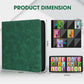 Old Canal Trading Card Binder  12 Pocket Card Album Folder Hold Up to 720 Cards  enhanced and Durable Zipper Binder  Cards Holder Album for MTG  TCG  Baseball Cards  Football Cards (Dark Green)