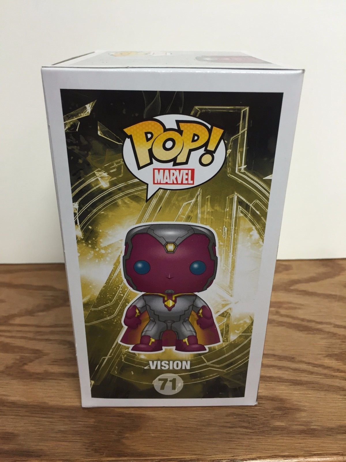 Funko Marvel Avengers Age Of Ultron Pop! Marvel Vision Exclusive 3 3/4' Vinyl Bobble Head #71 [Phasing]