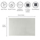 3 Sprouts Baby Play Mat - Kids Foam Puzzle Play Mat With Interlocking Foam Tiles For Baby Play Area, Kids Playroom - Safe, Non Toxic Eva Soft Floor Mats With Fun Puzzle Design - Gray