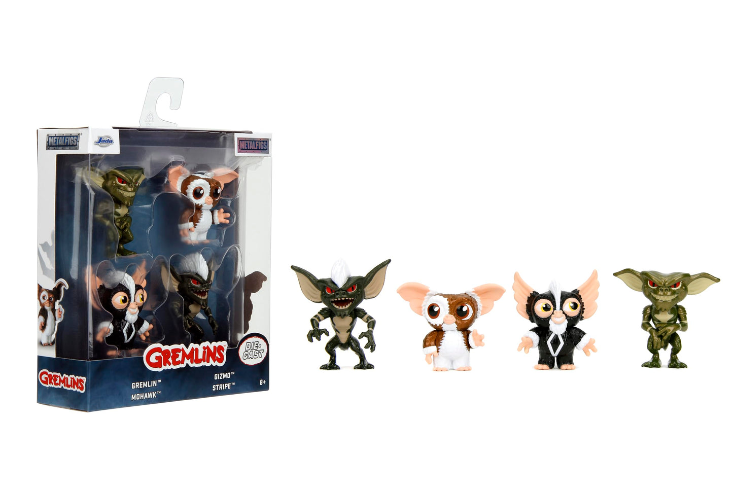 Gremlins 2.5' 4-Pack Die-Cast Figures, Toys For Kids And Adults
