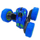 Threeking RC Stunt Cars Remote Control Car with Lights Double-Sided Driving 360-degree Tumbles Rotating Car Toy Gifts Presents f