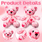 Miniinflat 12 Pcs Valentine'S Day Bear Stuffed Animal Bulk Bear Plush Toys 10 Inch Soft Cute Animals For Valentine Gift Girlfrie
