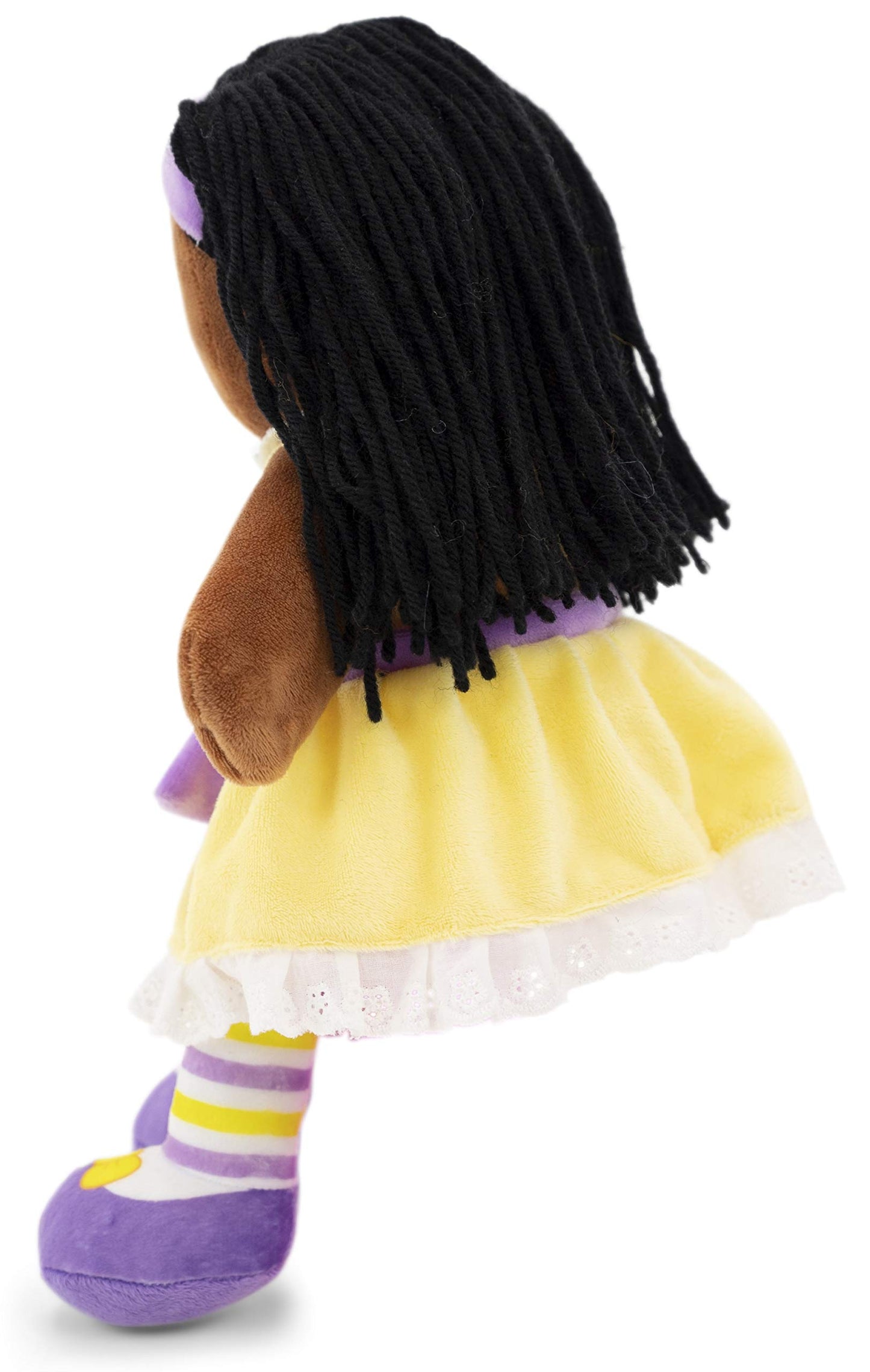 Playtime By Eimmie Hand Puppets - Hand Puppets For Girl And Boy - African American Puppet Toy, Theater, Show - Black - 14 Inches