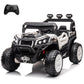 Postack 24V Kids Ride On Car With Parent Remote Control, 2Wd/4Wd Battery Powered Electric Toy Car With Car Key, 4X4 Ride On Utv
