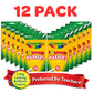 Crayola Fine Line Markers Bulk, School Supplies for Kids, 12 Marker Packs with 10 Colors, Multi