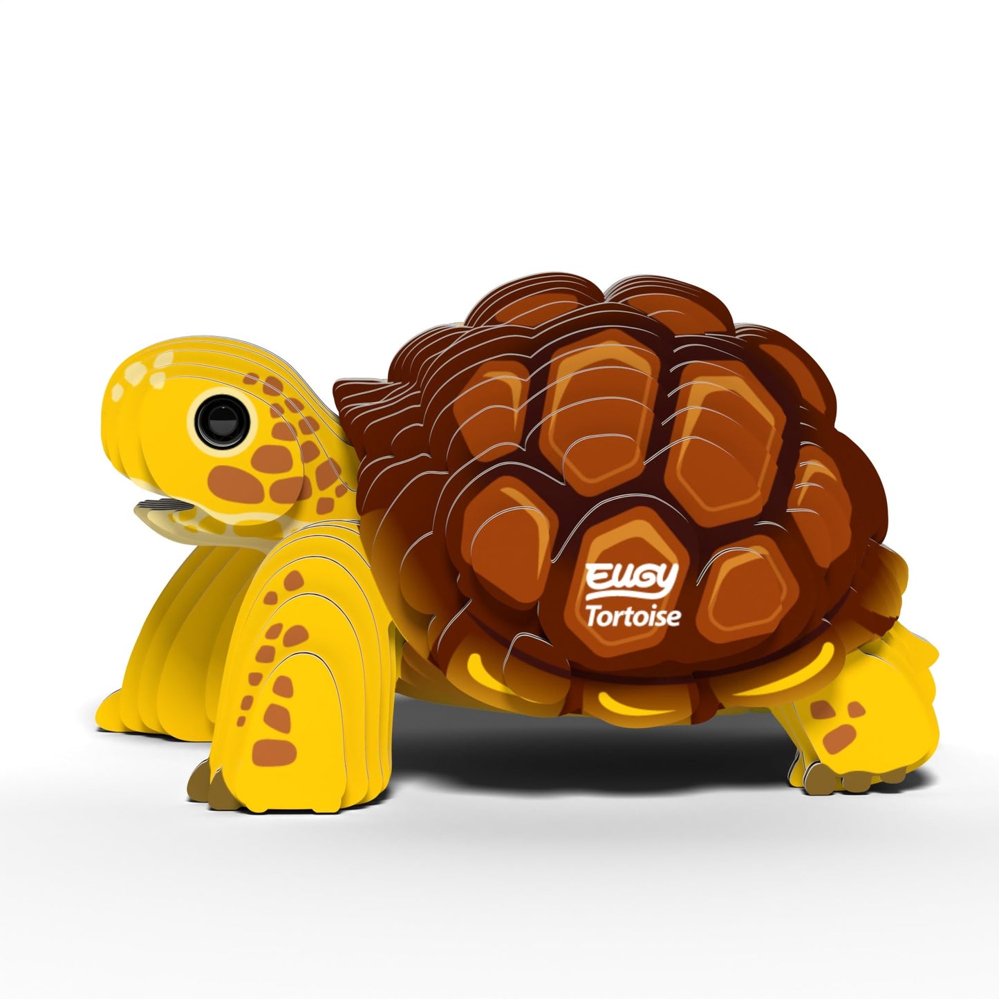 Eugy Tortoise 3D Puzzle - 34 Piece Eco-Friendly Educational Toy Puzzle For Boys, Girls & Kids Ages 6+