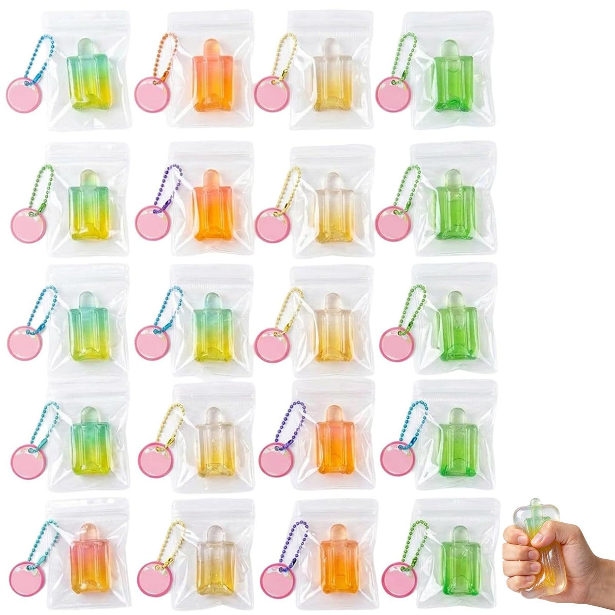 3Piece Taba Squishy Popsicle Squeeze Toys, Squishy Toy, Squishy Toys, Fufu Squishy, Sensory Fidget Toy Set for Desk Stress, Ran