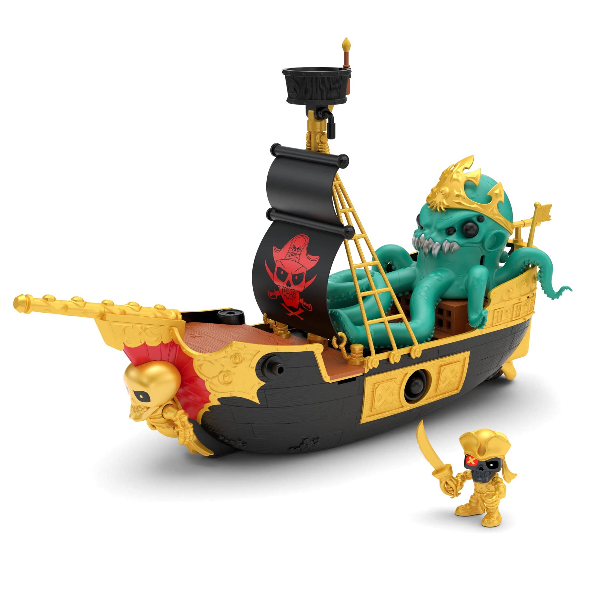 Treasure X Sunken Gold Treasure Ship Playset, Multicolor (41579)
