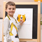 Wernnsai Kids Aprons For Boys - Truck Toddler Apron For Kids Paint Art Smock Waterproof Cooking Baking Painting Gardening Artist Chef Apron For Kids Age 6-10 Years