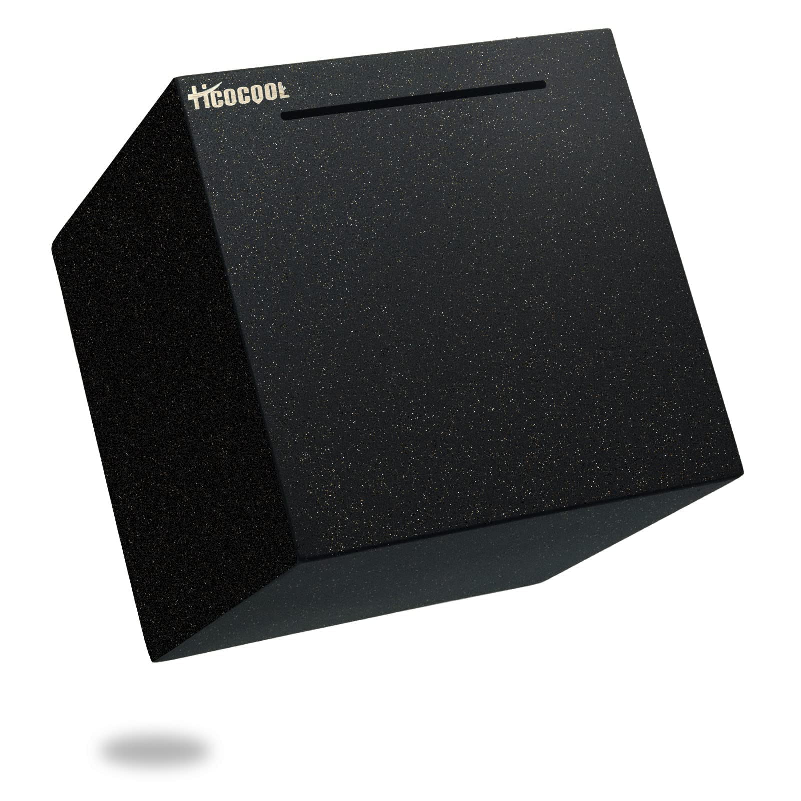 hicocool Piggy Bank for mature-themeds Must Break to Open  Stainless Steel mature-themed Piggy Bank for Real Money  Unbreakable Metal Money Bank for Cash Saving(5.9 inches  Black)