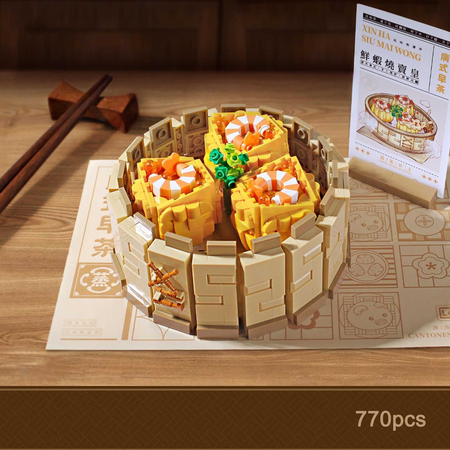 ENJBRICK Mini Building Blocks Teapot Kit for Adutls,Cute City Tea Shop Building Set for Girls 8-12 Years 690 pcs