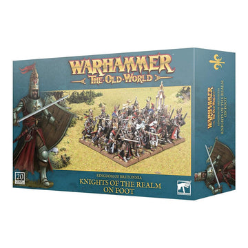 Warhammer Games Workshop The Old World: Kingdom Of Bretonnia - Knights Of The Realm On Foot, Black