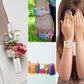 AMOR PRESENT Slap Bracelets Bulk, 64PCS White Slap Bracelets DIY Wrist Band Blank Snap Band for Kids Birthday Party Favors Schoo