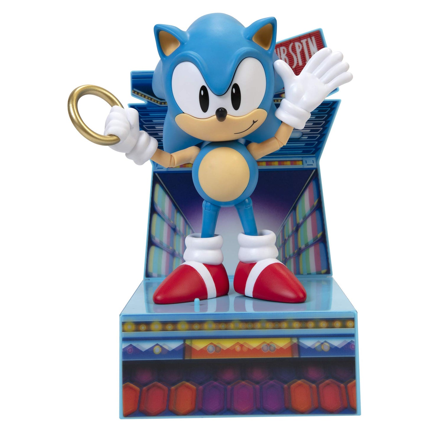 Sonic The Hedgehog 6” Collectible Action Figure - Multicolor Plastic Model 403942