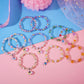 PinkSheep Beads Bracelets for Kids, Girls Friendship Charm Bracelet, Crystal Beads, 10 PC, Party Favor