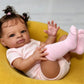 Zero Pam Reborn Baby Dolls Black Girl, 20 Inch Realistic Baby Doll
