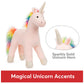 GUND Starflower Rainbow Unicorn Stuffed Animal, 15” Plush Toy for Ages 1+, Pink, Model 6059150, Soft Polyester Material