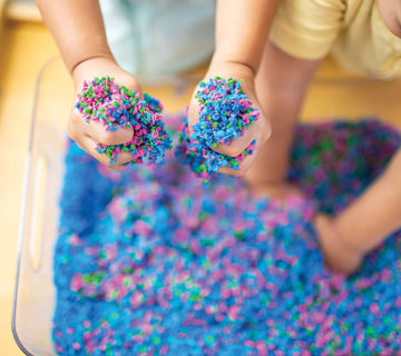 Educational Insights Playfoam Pluffle For Sensory Bins With 8 Colors, Set Of 8, Ages 3+