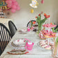 Fun Express Set of 12 Pieces Tea Party Cups with Straws, 3-1/2 Cups with 7 Straws - Each Holds 8 oz, BPA Free Plastic, Birthday,