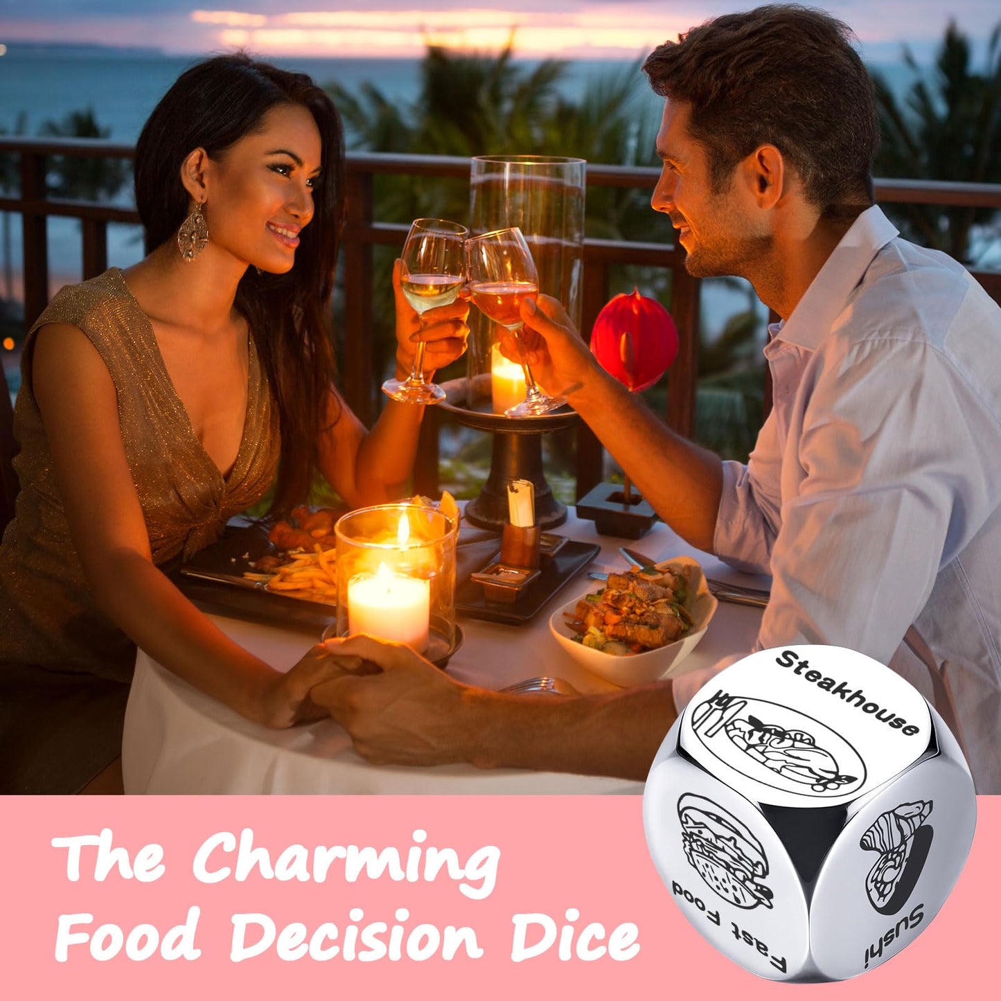 Insaizom Stainless Steel Funny Valentine's Day Gifts for Him/Her - Unique Romantic Stocking Stuffers for Couples