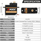 OGRC 12g Servo EMAX Servo RC Steering Servo with Servo Arm Steering Link and Brass Servo Mount for Axial SCX24 AX24 RC Car Upgra