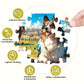 500 Pieces Puzzles for mature-themed Jigsaw Puzzle 500 Piece Puzzle Children Elderly Puzzle Dog Farm Puzzle Gift for Mom Dad Family Friend Family Activity Games Home Decor Wall Art 20.5x15IN