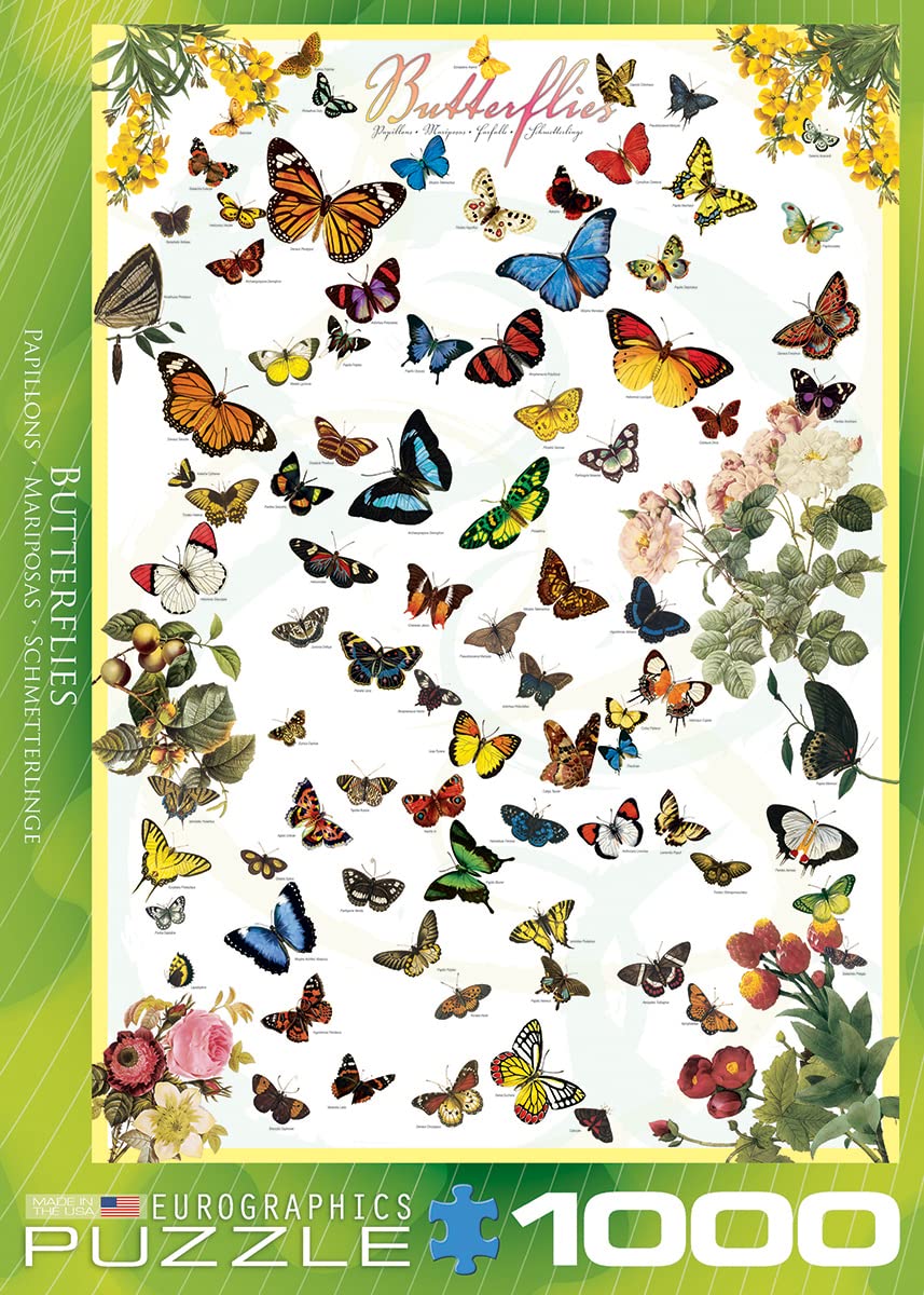 Eurographics Butterflies 1000 Piece Puzzle