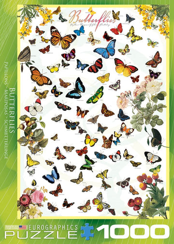 Eurographics Butterflies 1000 Piece Puzzle
