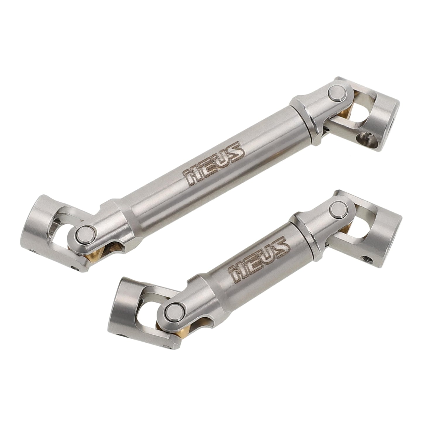 MEUS RACING Stainless Steel TRX4M Driveshaft, Drive Shaft for Traxxas 1/18 TRX4M Bronco Defender RC Crawler Upgrade Parts