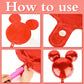 24 Pcs Mouse Head Foil Balloons Red Mouse Birthday Mylar Balloons Party Supplies Kit Black Mouse Aluminum Foil Balloon For Kids