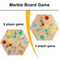 Medikaison Extra Large 23.6 Inches Wahoo Marble Board Game 4 And 6 Players 2 Sided Painted Thicken Wood Board Perfect Game For Family Friends Party
