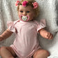 Icradle 20' Realistic Reborn Baby Doll Girl With Rooted Blonde Hair, Silicone Toddler Toy For Ages 3+
