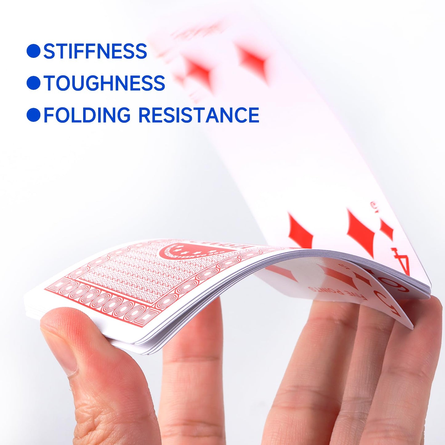 Gse Games & Sports Expert Canasta Cards Game Set, Includes 6 Decks Canasta Playing Cards With Point Values, A Revolving Card Tray, And 100 Canasta Score Sheets (Red)