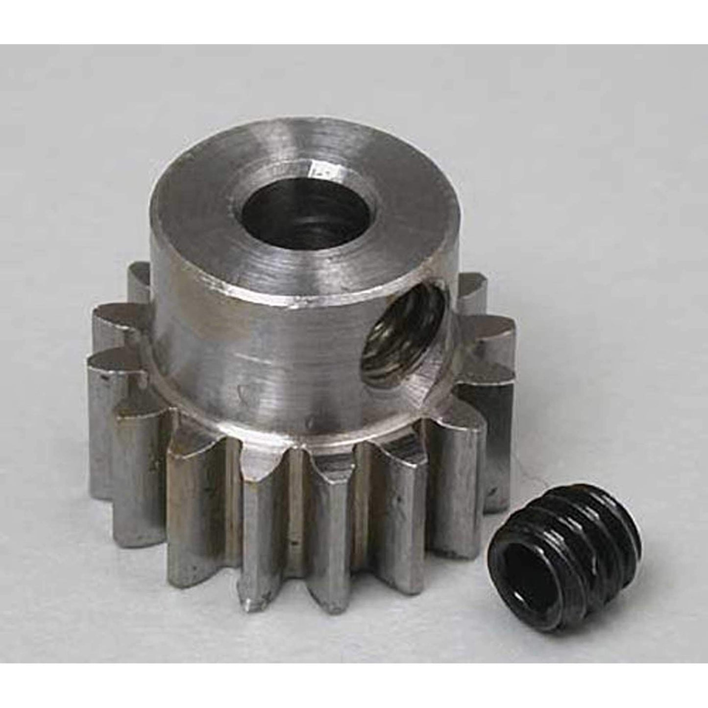 Robinson Racing Steel Alloy Motor Pinion Gear, 1/8" Bore, 6 Mod Pitch, 16 Tooth, Model RRP1116, Brown/a