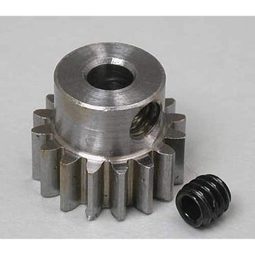 Robinson Racing Steel Alloy Motor Pinion Gear, 1/8" Bore, 6 Mod Pitch, 16 Tooth, Model RRP1116, Brown/a