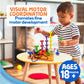 Skoolzy Toddler Peg Board - 34 Pc Stacking Toys For Toddlers 2-4 Years - Foam Peg Board With Lacing String & Storage Bag - Toddler Stacking Toys Peg Board Toys For Toddler Boy Toys Age 2-3