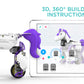 UBTECH Mythical Series: Unicornbot Kit-App-Enabled Building & Coding Stem Learning Kit , Purple
