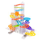 Fat Brain Toys Trestle Tracks Deluxe Set - 124-Piece Marble Run for Ages 8+, Mixed Materials, Model FA313-3