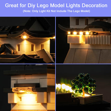 Hilighting Upgraded Led Light Kit For Lego Architecture Landmarks Collection: Himeji Castle Building Set, Compatible With Lego 2